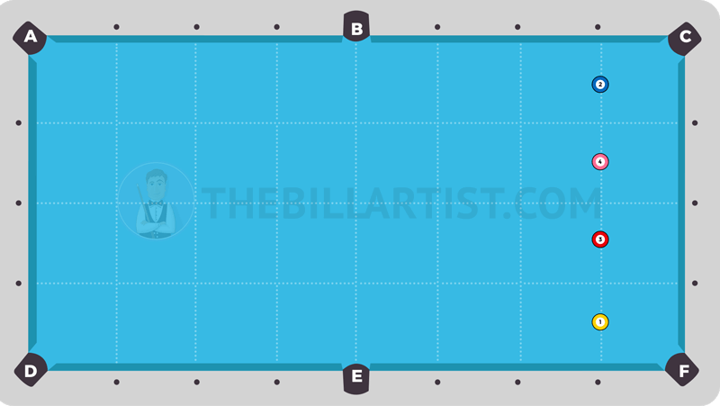 63 pool drill ejercicio billar principiante